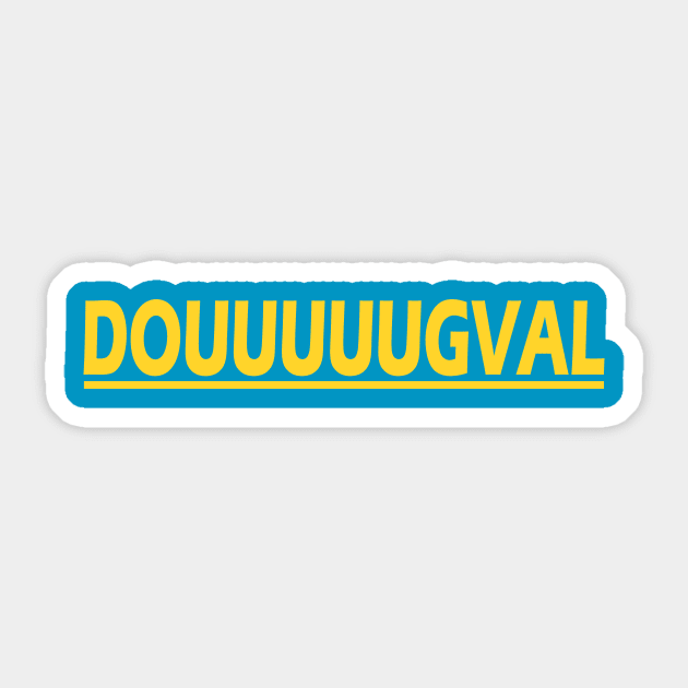 Douuuuugval - Duuuval Doug Pederson Sticker by Retro Sports